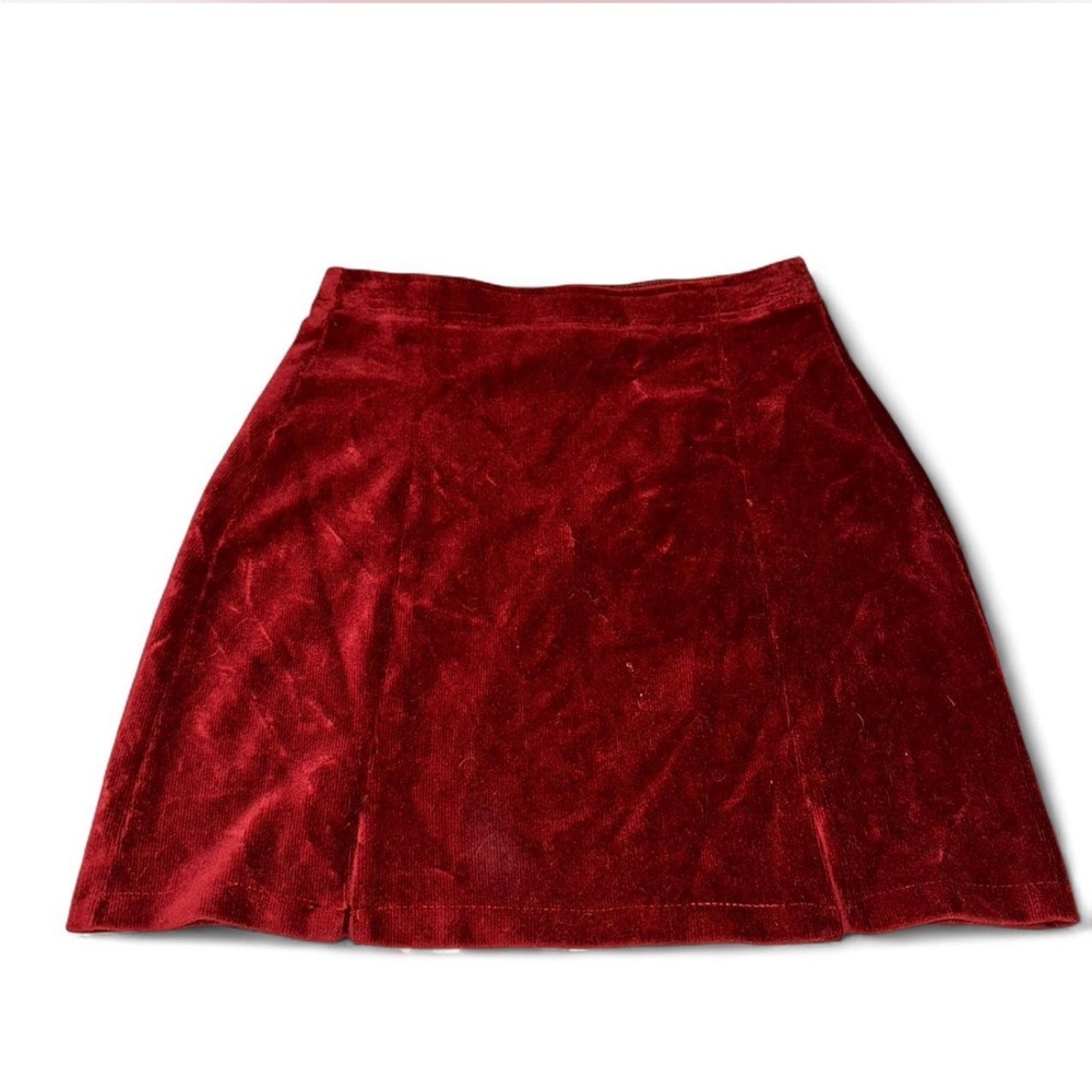 Arizona Jean Company Rich Red A-Line Skirt
